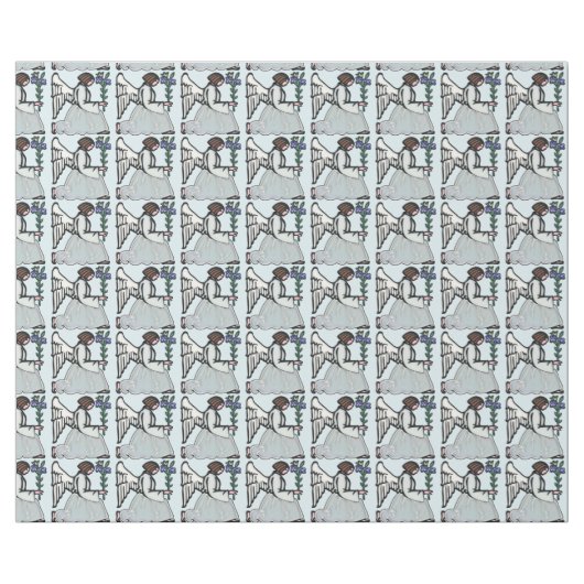 Künste und Handwerk Moravian Engel mit Blumen Geschenkpapier (Flach)