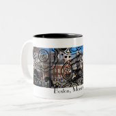 Künste und Handwerks-Boston-Tasse Zweifarbige Tasse (Vorderseite Links)