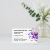 Künste und Handwerks-Klassen Visitenkarte (Stehend Vorderseite)