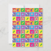 Künste und Handwerks-Themed Kindergeburtstag-Party Einladung (Rückseite)