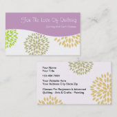 Künste und Handwerks-Visitenkarten Visitenkarte (Vorne/Hinten)