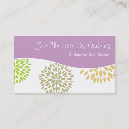 Künste und Handwerks-Visitenkarten Visitenkarte (Vorderseite)