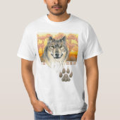 Künste und Handwerks-Wolf T-Shirt (Vorderseite)