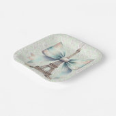 Kunsteiffelturmplatte Pappteller (Gewinkelt)