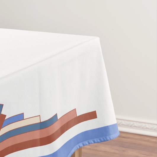 Kunstelemente aus Deko in Rose, Gold und Blau Tischdecke (Beispiel)