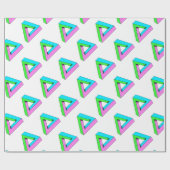 Kunstentwurf des Pops 90s Geschenkpapier (Flach)