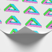 Kunstentwurf des Pops 90s Geschenkpapier (Ecke)