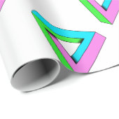 Kunstentwurf des Pops 90s Geschenkpapier (Rolleneckpunkt)