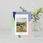 Kunsterlebnis Foto Foil Grußkarte Folien Feiertagspostkarte (Stehend vorne)