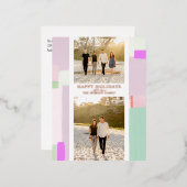 Kunsterlebnis Foto Foil Grußkarte Folien Feiertagspostkarte (Vorderseite/Rückseite)