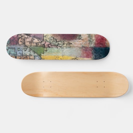 Kunstfahrt: Paul Klee Skateboard Deck (Horizontal)