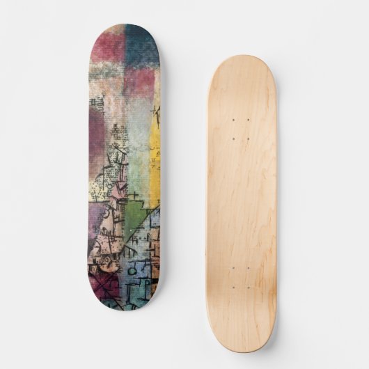 Kunstfahrt: Paul Klee Skateboard Deck (Vorderseite)