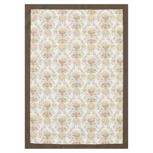 KunstfarbenDamast Verzierte Muster Tischdecke (Vorderseite)