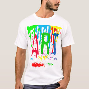 Kunstfarbene Farbe lustig T-Shirt