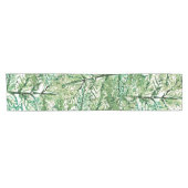 Kunstfarbenes Baummuster Kurzer Tischläufer (Horizontal)