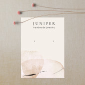 Kunstfarbenfrohe Schmuckanzeige Visitenkarte