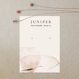 Kunstfarbenfrohe Schmuckanzeige Visitenkarte