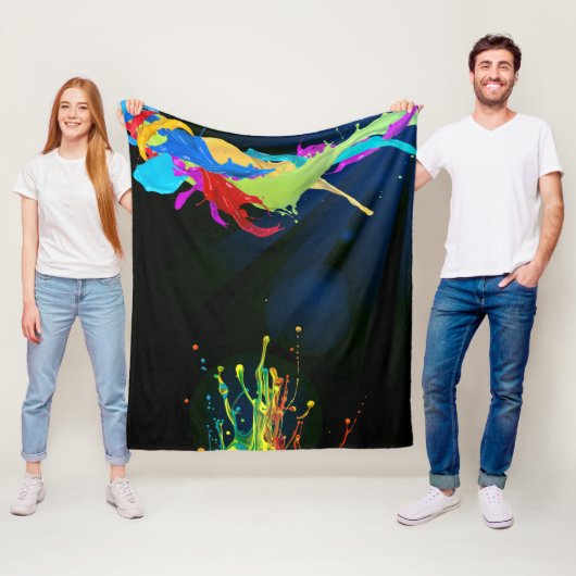 Kunstfarbenprägung Fleece Blanket (Beispiel)