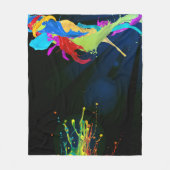 Kunstfarbenprägung Fleece Blanket (Vorderseite)