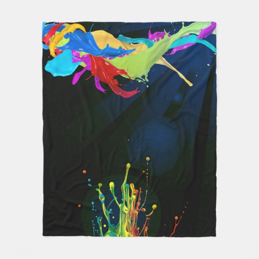 Kunstfarbenprägung Fleece Blanket (Vorderseite)