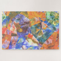Kunstfarbiges Polygon Mosaik Art Pattern