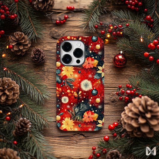 Kunstferien - Festliche Blumen und Ornamente Case-Mate iPhone Hülle