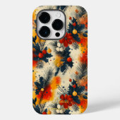 Kunstferien - warmes festes Blumendesign Case-Mate iPhone Hülle (Rückseite)