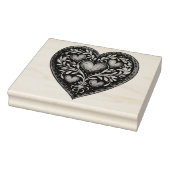 Kunstfertige Herzen: Gouache Valentine Hearts Gummistempel (Stempel)