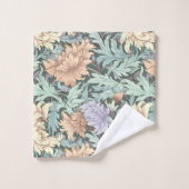 Kunstfloral Morris Stil Badetuch Badhandtuch Set (Waschlappen)