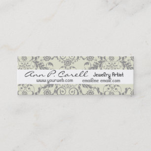 Kunstflorale Luxe Beruflich Elegante Moderne Mini Visitenkarte