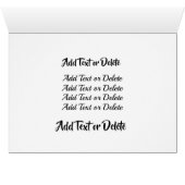 Kunstfloralnotecard 2 (Innenansicht Horizontal (Unten))