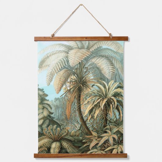 Kunstformen der Natur, Filicinae - Ernst Haeckel Wandteppich Mit Holzrahmen (Vorderseite)