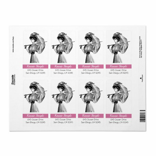 Kunstfrau mit Schirm aus den 1800ern (Vorne)