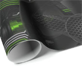 Kunstfusion: Computer mit 4 Kernen Geschenkpapier (Rolleneckpunkt)