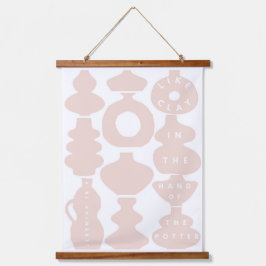 Kunstgalerie Al Porto Kunst, Dichtung und Musik Ch Wandteppich Mit Holzrahmen