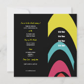 Kunstgalerie Ausstellung Eröffnung CUSTOMIZE Einladung (Rückseite)