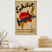 Kunstgalerie Ausstellung New Jersey Vintag WPA Poster (Küche)