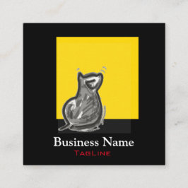 Kunstgalerie Business Card Quadratische Visitenkarte