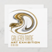 Kunstgalerie CUSTOMIZE Einladung (Vorne/Hinten)