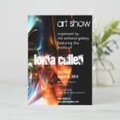 Kunstgalerie Einladung - Fluss (Stehend Vorderseite)