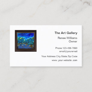 Kunstgalerie Einzelhandel Visitenkarte