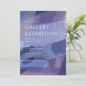 Kunstgalerie Exhibition Einladung (Stehend Vorderseite)