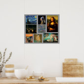 Kunstgalerie Masterpiece Poster (Küche)