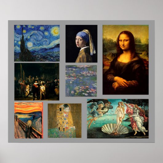 Kunstgalerie Masterpiece Poster (Vorne)