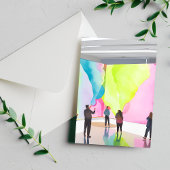 Kunstgalerie | Moderne, moderne Aquarellfarben Postkarte