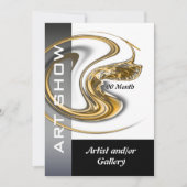 Kunstgalerieschmuck FERTIGEN besonders an Einladung (Vorderseite)