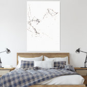 Kunstgebirgslandschaft - Premium Leinwanddruck (Insitu (Schlafzimmer))