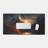 Kunstgebirgslandschaft Schreibtischunterlage (Tastatur & Maus)