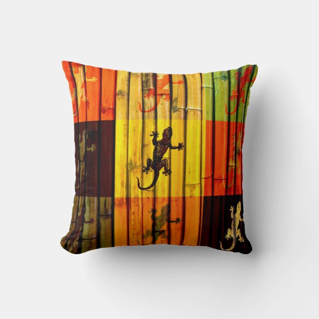 Kunstgeckos-Kissen Kissen (Vorderseite)