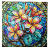 Kunstgefestigte, gläserne Kleumeria Fliese (Vorderseite)